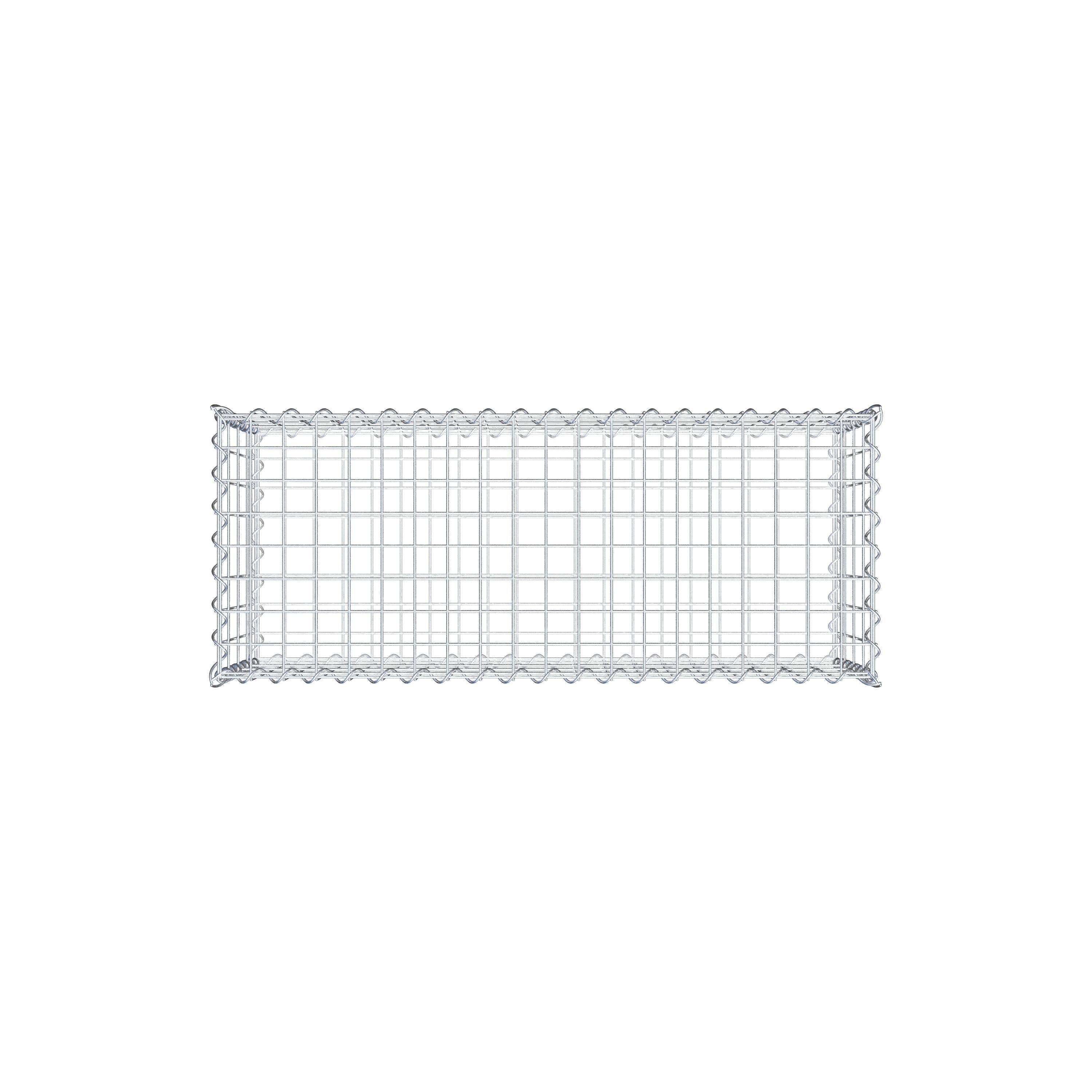 Gabion 100 cm x 40 cm x 40 cm (L x H x D), mesh size 5 cm x 10 cm, spiral