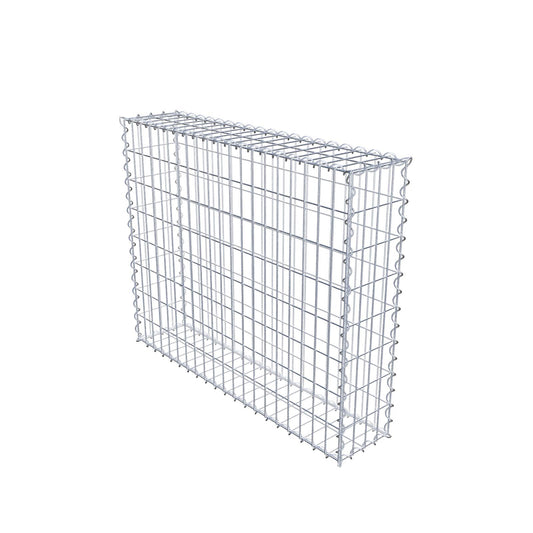 Gabion 100 cm x 80 cm x 20 cm (L x H x P), mailles 5 cm x 10 cm, spirale