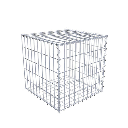 Gabbione aggiuntivo tipo 2 50 cm x 50 cm x 50 cm (L x H x P), dimensione maglia 5 cm x 10 cm, a spirale