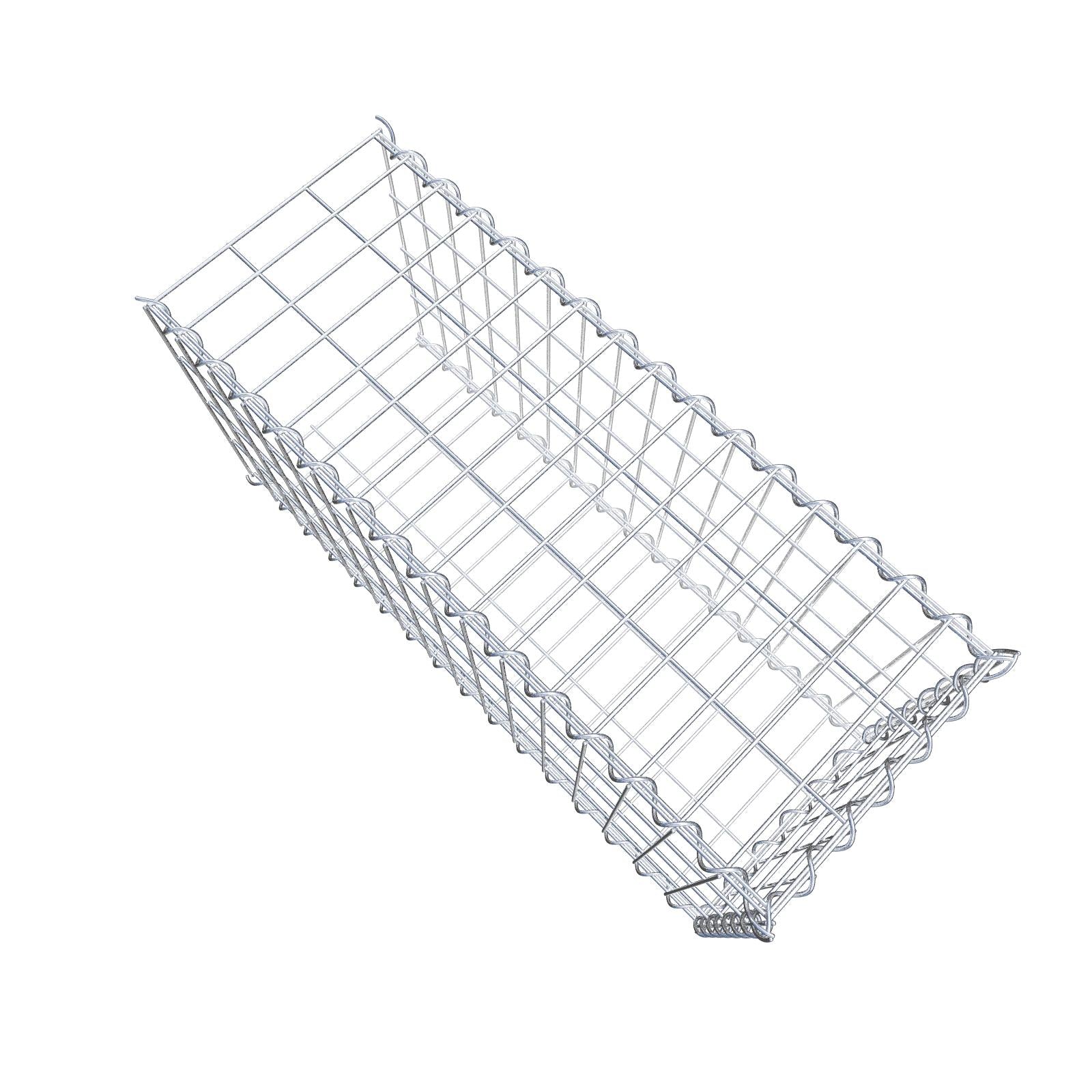 Extra gabion typ 2 80 cm x 40 cm x 30 cm (L x H x D), maskstorlek 5 cm x 10 cm, spiral