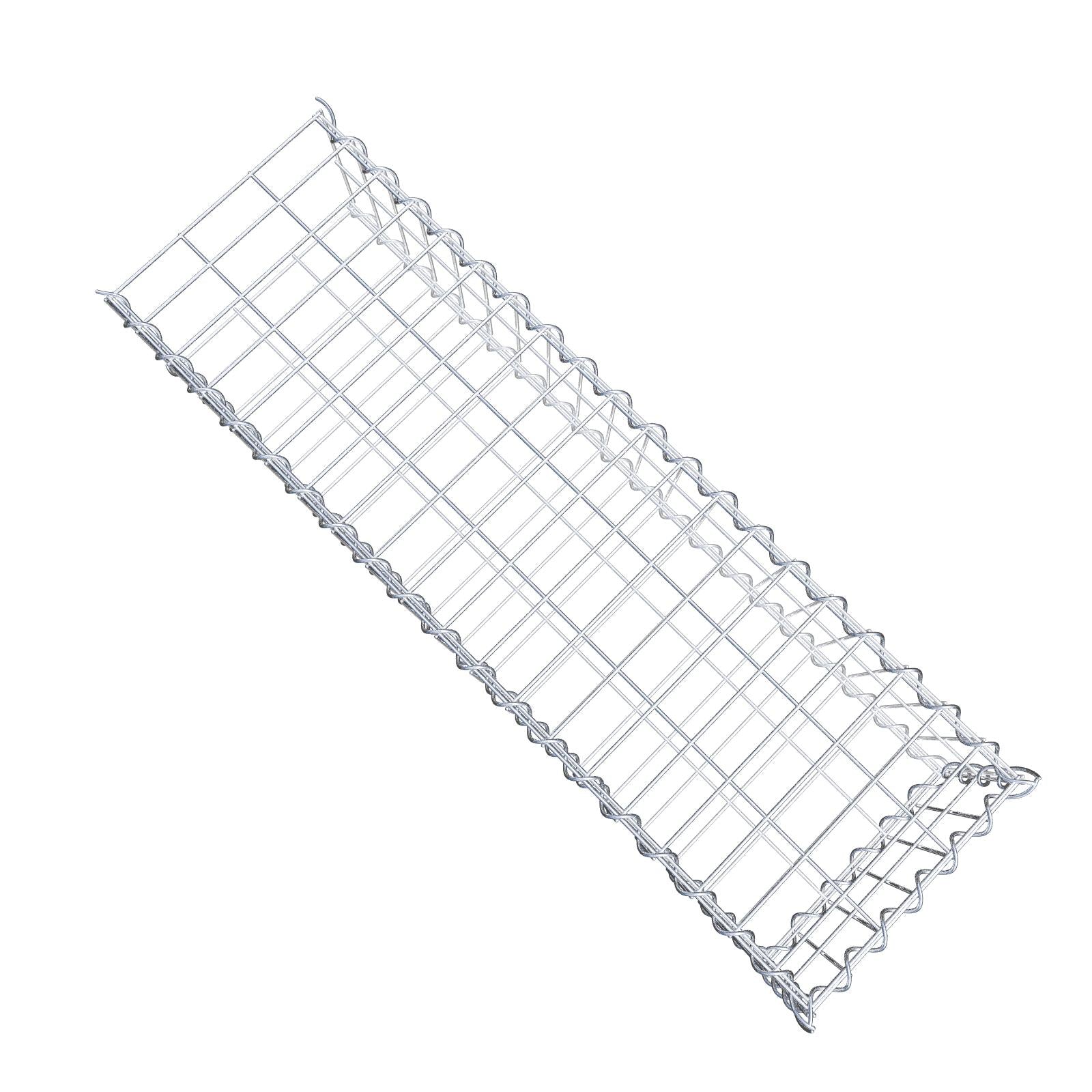 Grown-on gabion type 2 100 cm x 20 cm x 30 cm (L x H x D), mesh size 5 cm x 10 cm, spiral