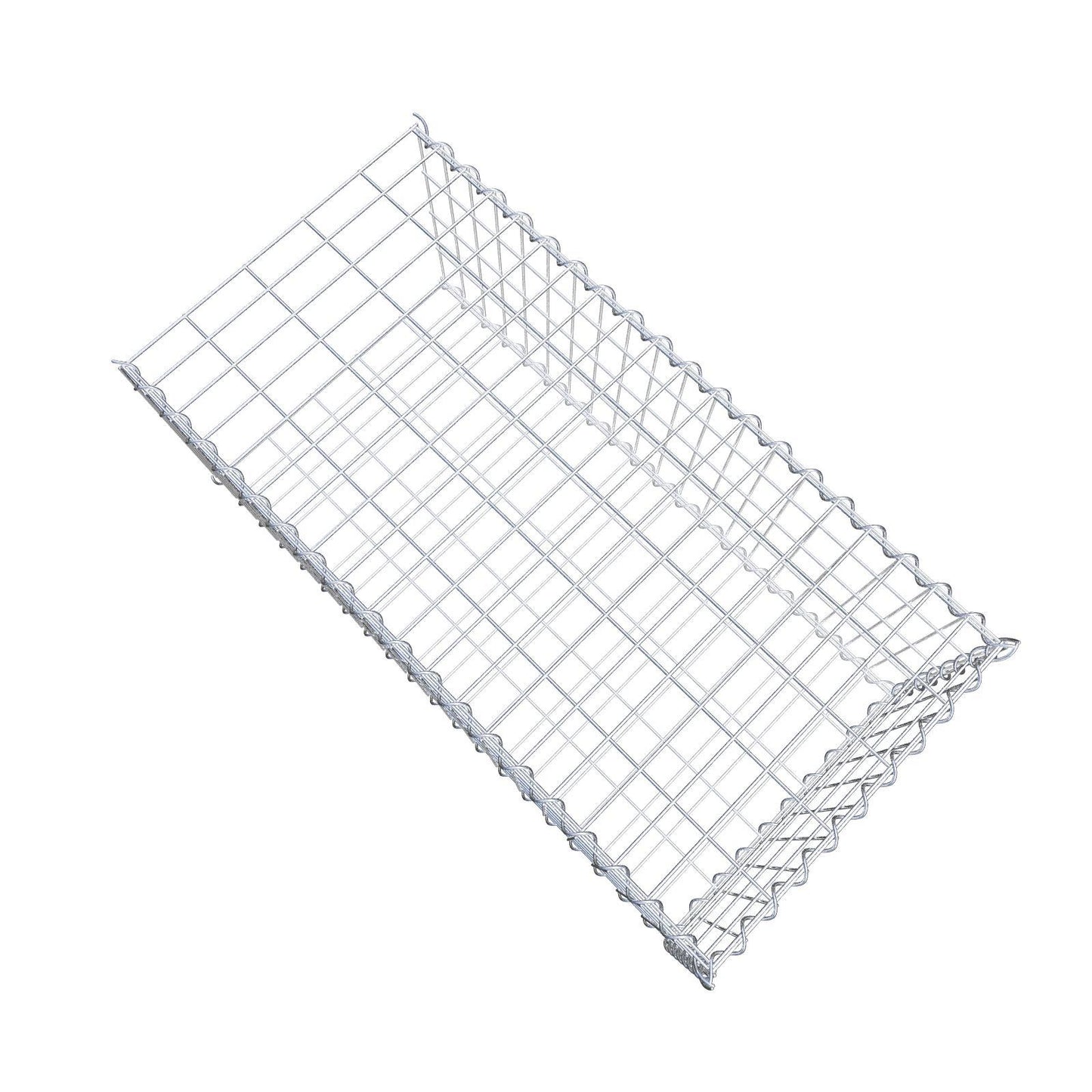 Add-on schanskorf type 2 100 cm x 40 cm x 50 cm (L x H x D), maaswijdte 5 cm x 10 cm, spiraalvormig
