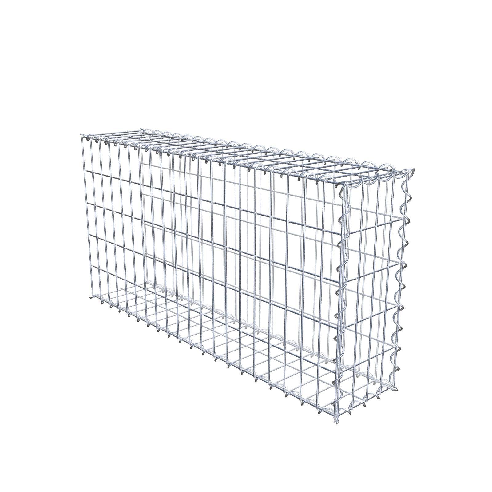 Anbaugabione Typ 2 100 cm x 50 cm x 20 cm (L x H x T), Maschenweite 5 cm x 10 cm, Spirale
