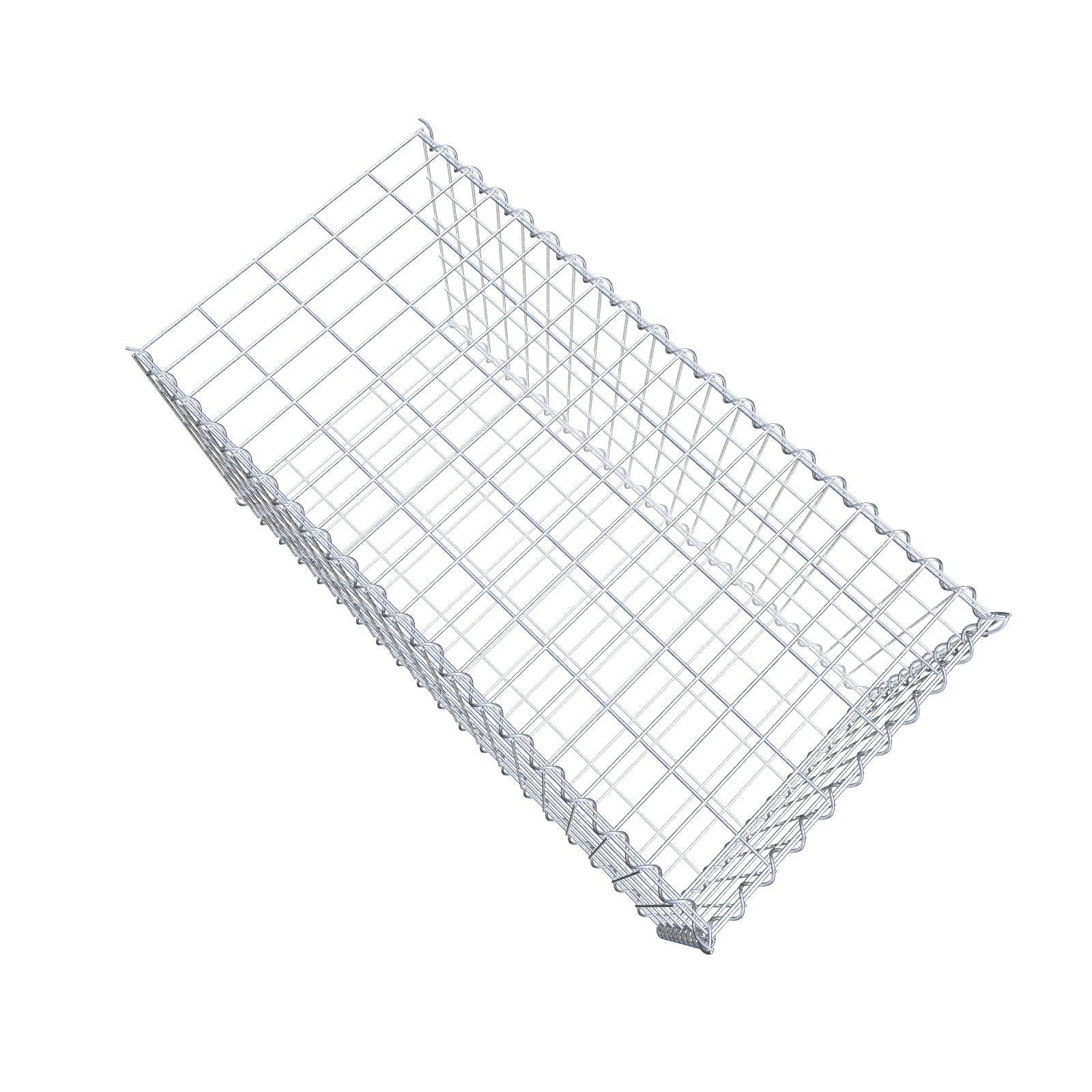 Anbaugabione Typ 2 100 cm x 50 cm x 50 cm (L x H x T), Maschenweite 5 cm x 10 cm, Spirale