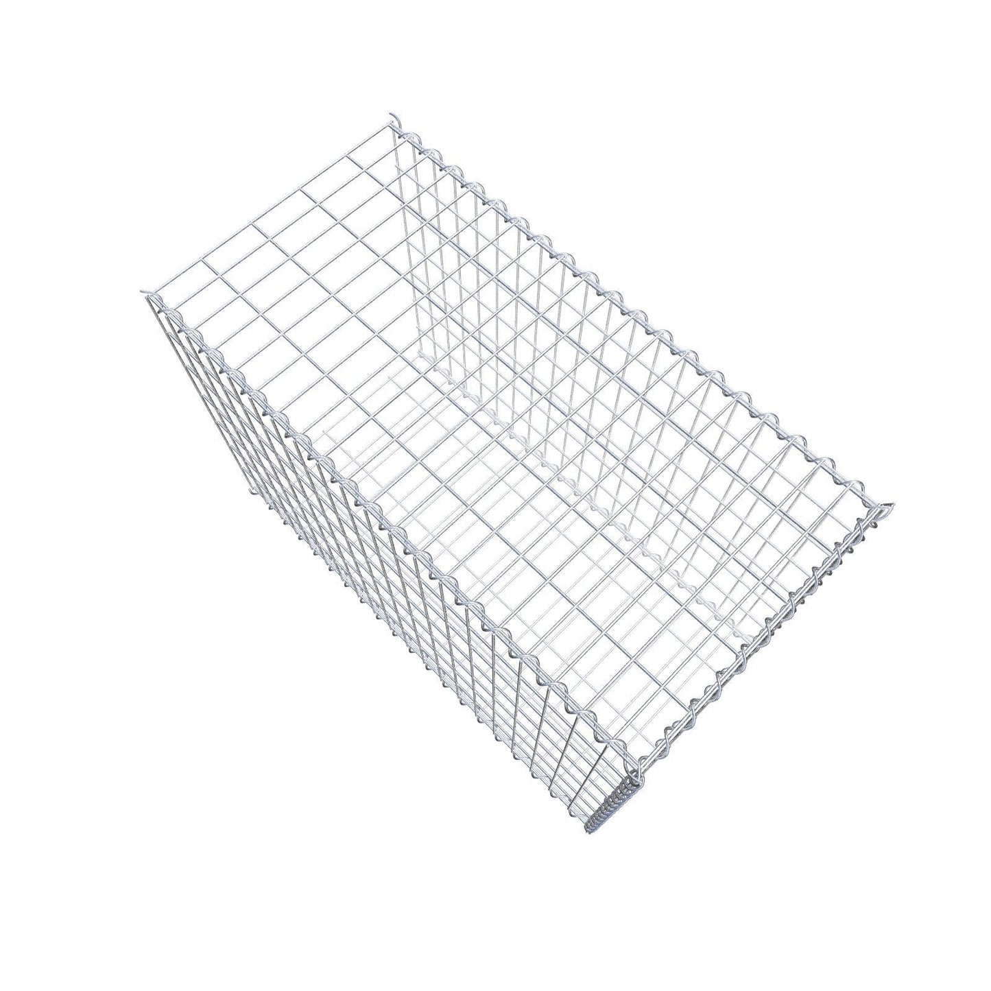 Extra gabion typ 2 100 cm x 70 cm x 50 cm (L x H x D), maskstorlek 5 cm x 10 cm, spiral
