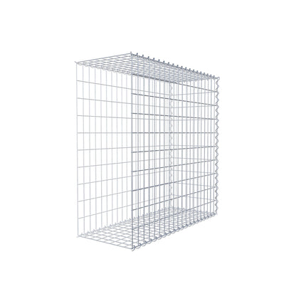 Extra gabion typ 2 100 cm x 100 cm x 40 cm (L x H x D), maskstorlek 5 cm x 10 cm, spiral