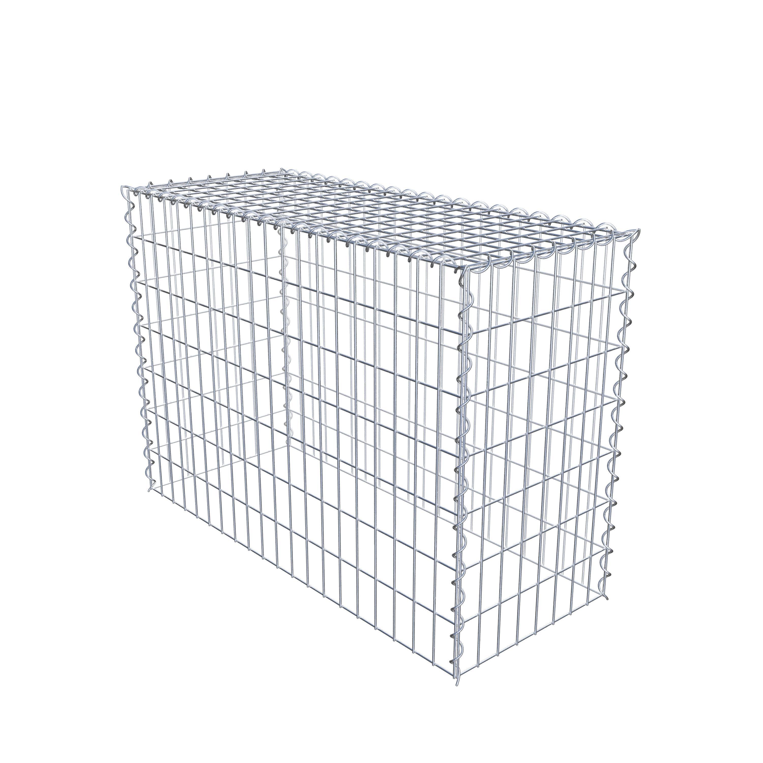 Grown-on gabion type 3 100 cm x 70 cm x 40 cm (L x H x D), mesh size 5 cm x 10 cm, spiral