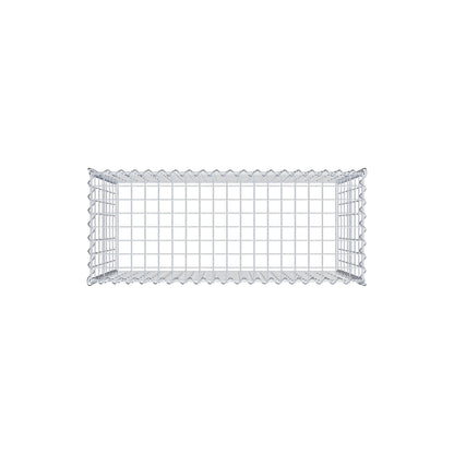 Grown-on gabion type 3 100 cm x 70 cm x 40 cm (L x H x D), mesh size 5 cm x 10 cm, spiral
