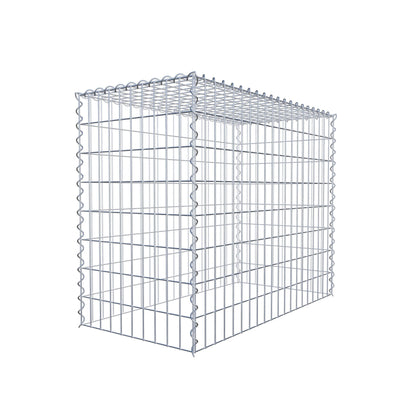 Add-on schanskorf type 3 100 cm x 80 cm x 50 cm (L x H x D), maaswijdte 5 cm x 10 cm, spiraalvormig