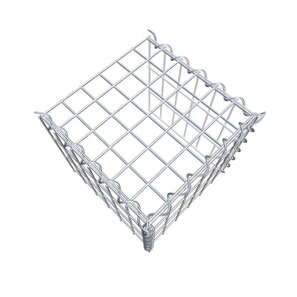 Anbaugabione Typ 4 30 cm x 30 cm x 30 cm (L x H x T), Maschenweite 5 cm x 10 cm, Spirale