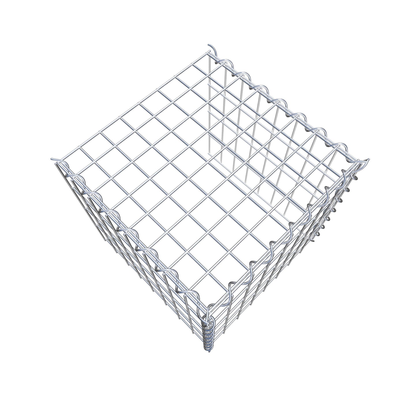 Fourche rapportée type 4 40 cm x 40 cm x 40 cm (L x H x P), mailles 5 cm x 10 cm, spirale