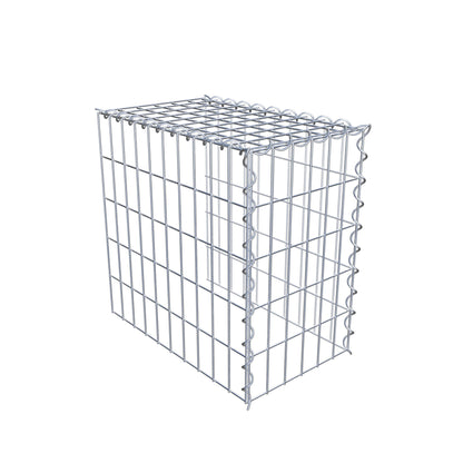 Anbaugabione Typ 4 50 cm x 50 cm x 30 cm (L x H x T), Maschenweite 5 cm x 10 cm, Spirale