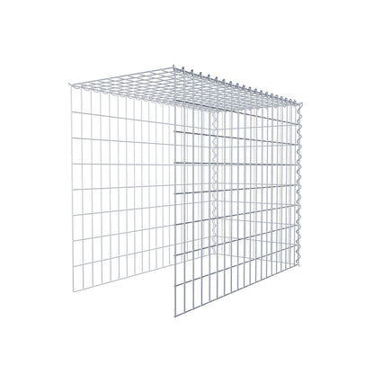 Anbaugabione Typ 4 100 cm x 80 cm x 50 cm (L x H x T), Maschenweite 5 cm x 10 cm, Spirale