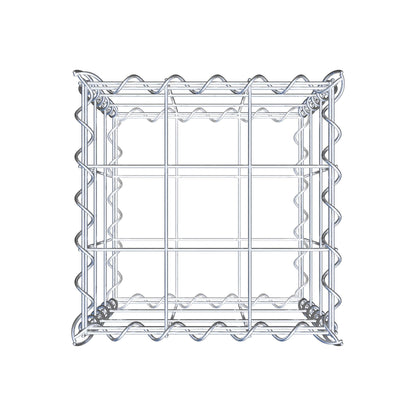 Gabion 30 cm x 30 cm x 30 cm (L x H x D), maskestørrelse 10 cm x 10 cm, spiral