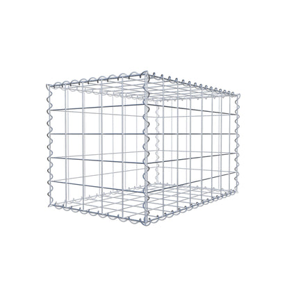 Gabion 80 cm x 50 cm x 50 cm (L x H x D), mesh size 10 cm x 10 cm, spiral