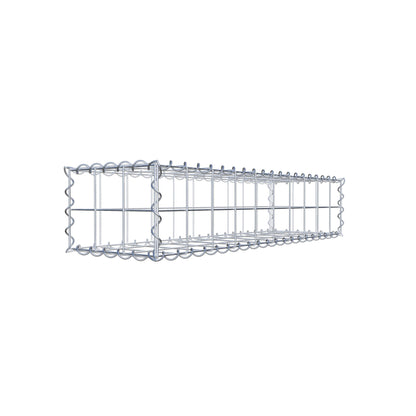 Gabbione 100 cm x 20 cm x 30 cm (L x H x P), maglia 10 cm x 10 cm, spirale