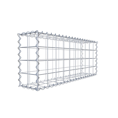 Gabion 100 cm x 40 cm x 20 cm (L x H x P), mailles 10 cm x 10 cm, spirale