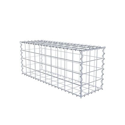 Gabion 100 cm x 40 cm x 30 cm (L x H x D), maskstorlek 10 cm x 10 cm, spiral