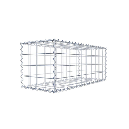 Gabione 100 cm x 40 cm x 40 cm (L x H x T), Maschenweite 10 cm x 10 cm, Spirale