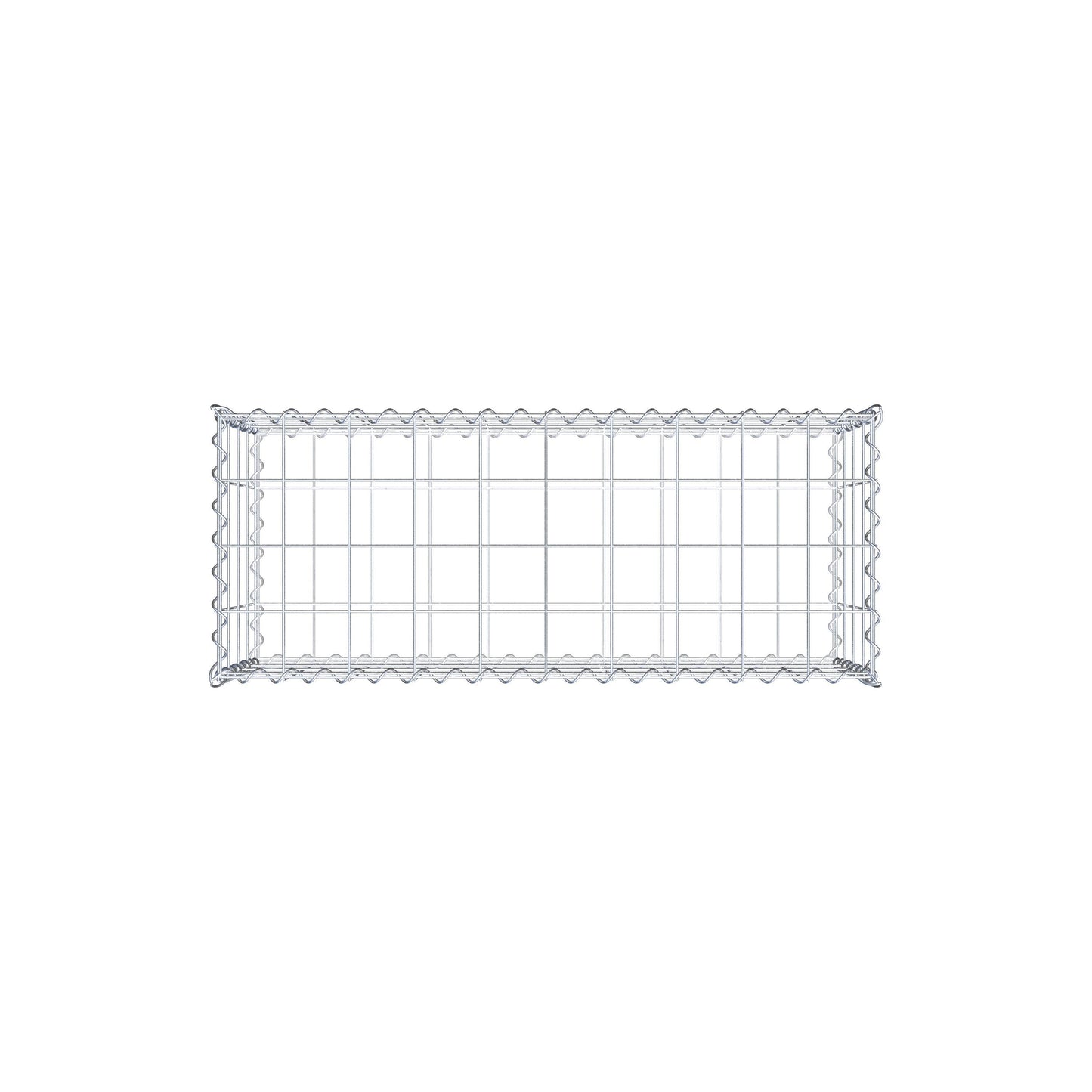 Gabione 100 cm x 40 cm x 40 cm (L x H x T), Maschenweite 10 cm x 10 cm, Spirale