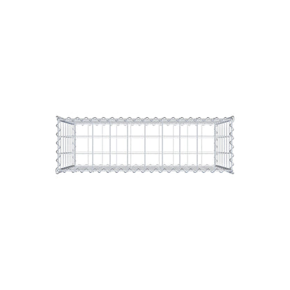 Schanskorf 100 cm x 70 cm x 30 cm (L x H x D), maaswijdte 10 cm x 10 cm, spiraal