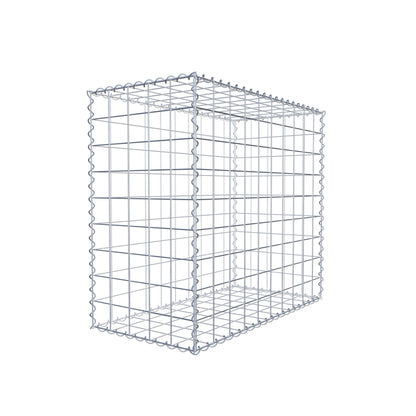Gabion 100 cm x 90 cm x 50 cm (L x H x D), mesh size 10 cm x 10 cm, spiral