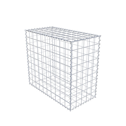 Gabion 100 cm x 90 cm x 50 cm (L x H x D), mesh size 10 cm x 10 cm, spiral