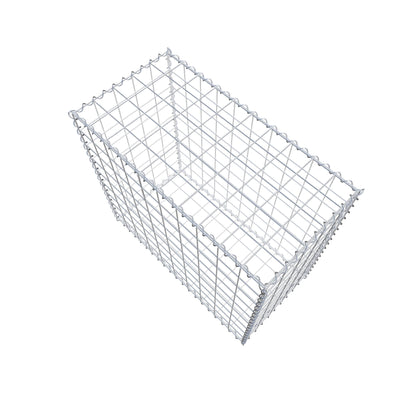 Gabion 100 cm x 90 cm x 50 cm (L x H x D), mesh size 10 cm x 10 cm, spiral