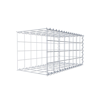 Add-on schanskorf type 2 80 cm x 40 cm x 40 cm (L x H x D), maaswijdte 10 cm x 10 cm, spiraal