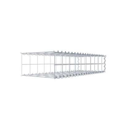 Add-on schanskorf type 2 100 cm x 20 cm x 40 cm (L x H x D), maaswijdte 10 cm x 10 cm, spiraal