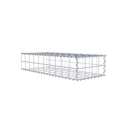 Add-on schanskorf type 2 100 cm x 20 cm x 40 cm (L x H x D), maaswijdte 10 cm x 10 cm, spiraal