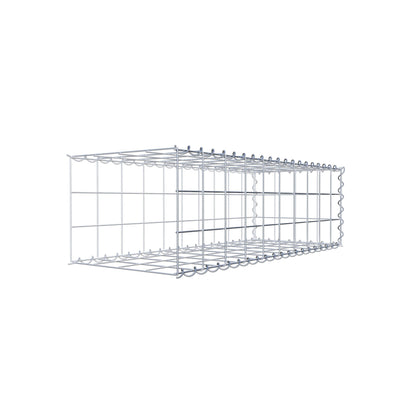 Gabion rapporté type 2 100 cm x 30 cm x 40 cm (L x H x P), mailles 10 cm x 10 cm, spirale