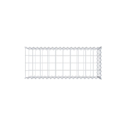 Gabion rapporté type 2 100 cm x 30 cm x 40 cm (L x H x P), mailles 10 cm x 10 cm, spirale