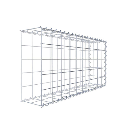 Gabbione aggiuntivo tipo 2 100 cm x 50 cm x 20 cm (L x H x P), dimensione maglia 10 cm x 10 cm, a spirale