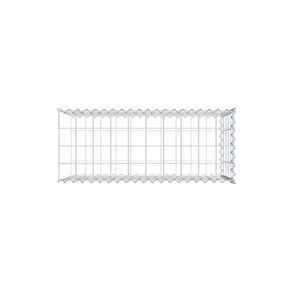 Gabbione aggiuntivo tipo 2 100 cm x 50 cm x 40 cm (L x A x P), maglia 10 cm x 10 cm, spirale