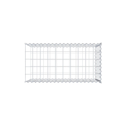 Gabbione aggiuntivo tipo 2 100 cm x 50 cm x 50 cm (L x A x P), maglia 10 cm x 10 cm, spirale