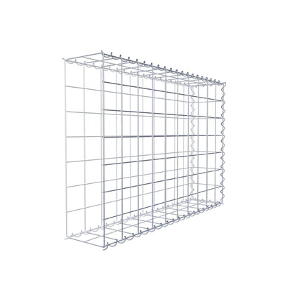 Gabion rapporté type 2 100 cm x 70 cm x 20 cm (L x H x P), mailles 10 cm x 10 cm, spirale