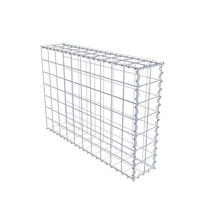 Gabion rapporté type 2 100 cm x 70 cm x 20 cm (L x H x P), mailles 10 cm x 10 cm, spirale