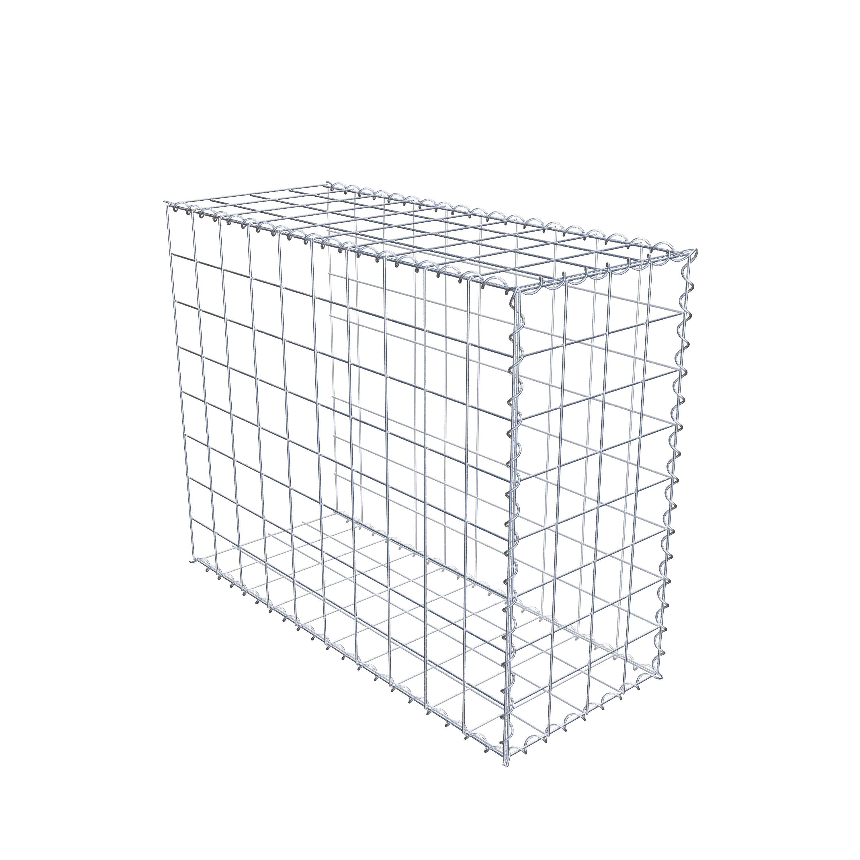 Grown-on gabion type 2 100 cm x 80 cm x 40 cm (L x H x D), mesh size 10 cm x 10 cm, spiral