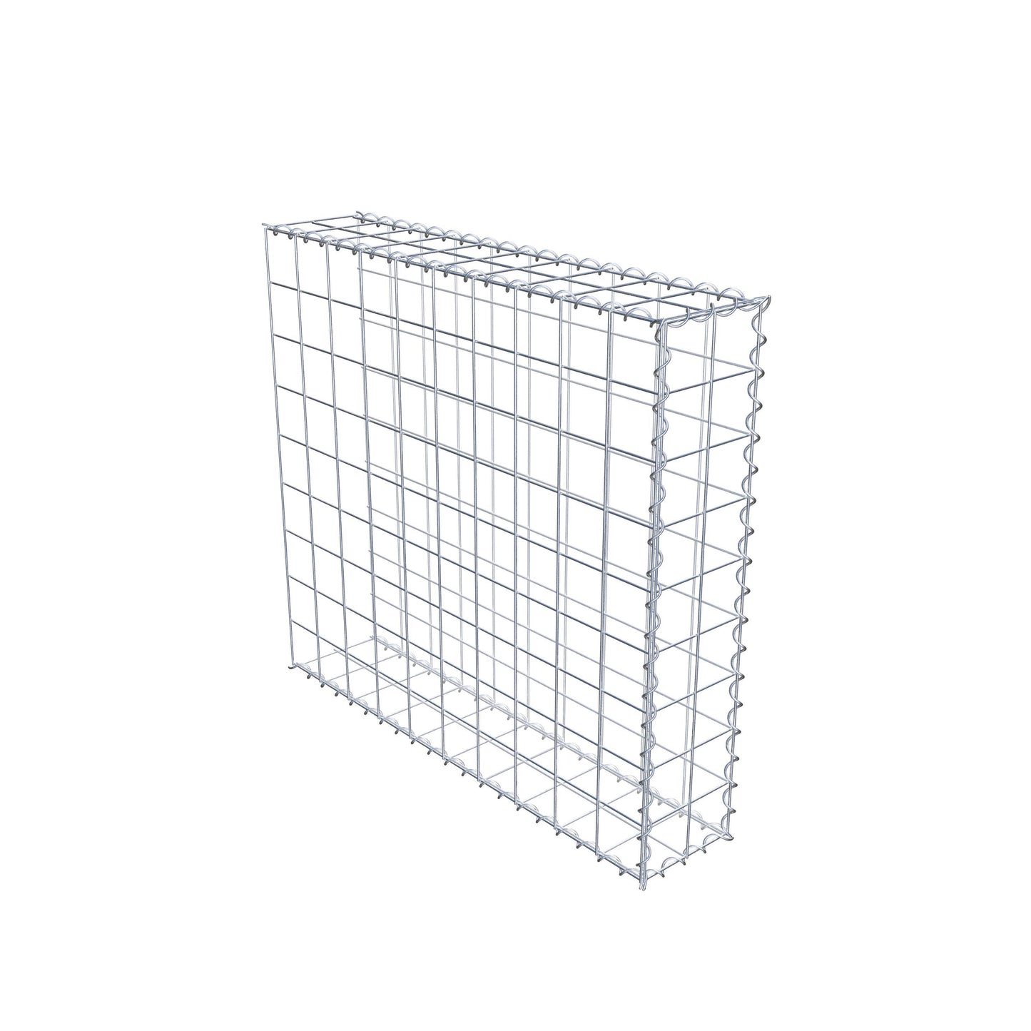 Gavión complementario tipo 2 100 cm x 90 cm x 20 cm (L x A x P), malla 10 cm x 10 cm, espiral