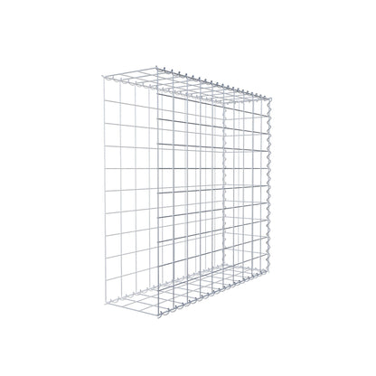 Gabbione aggiuntivo tipo 2 100 cm x 100 cm x 30 cm (L x H x P), dimensione maglia 10 cm x 10 cm, a spirale