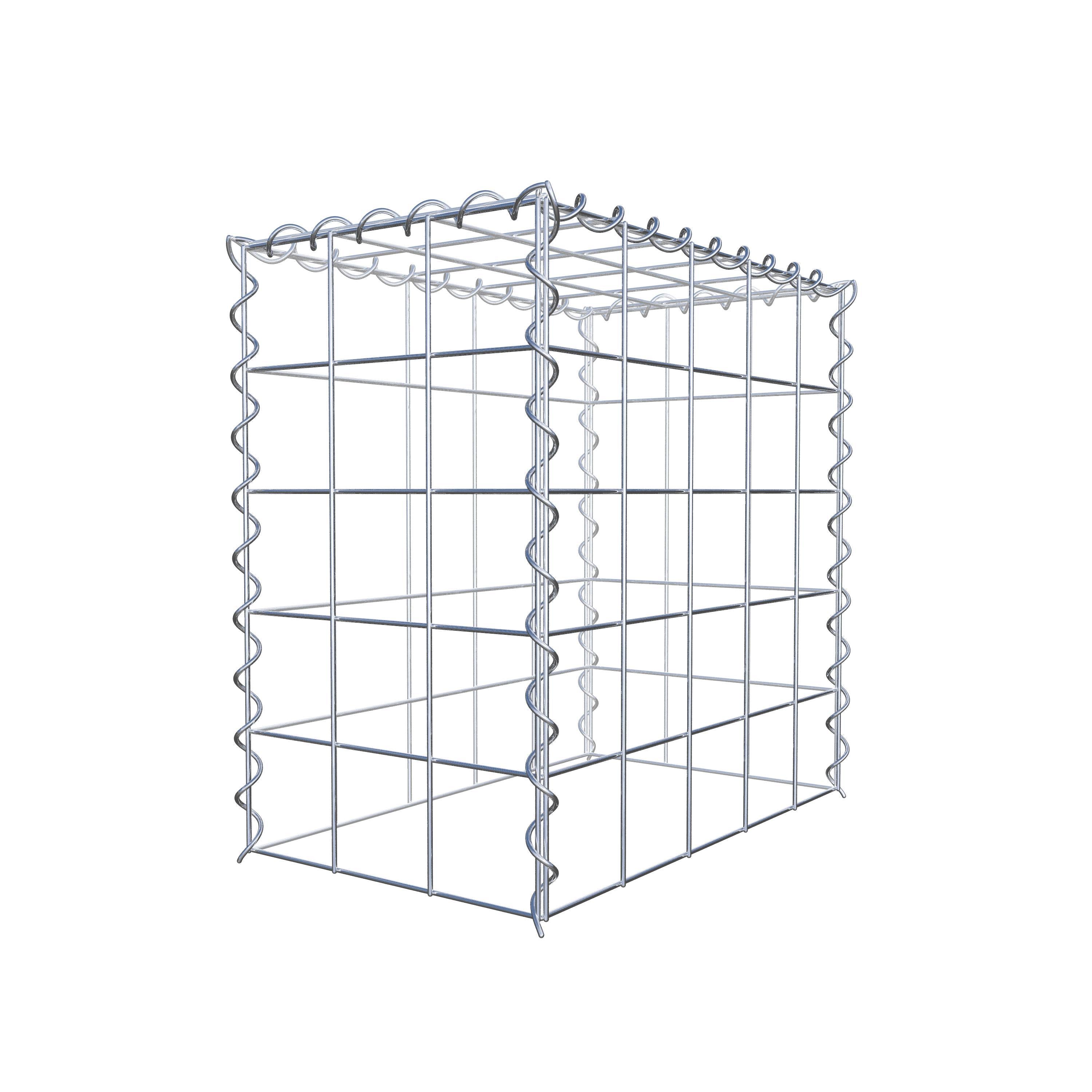 Grown-on gabion type 3 50 cm x 50 cm x 30 cm (L x H x D), mesh size 10 cm x 10 cm, spiral