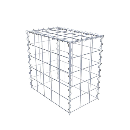 Opvokset gabion type 3 50 cm x 50 cm x 30 cm (L x H x D), maskestørrelse 10 cm x 10 cm, spiral