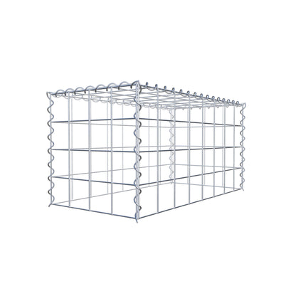 Extra gabion typ 3 80 cm x 40 cm x 40 cm (L x H x D), maskstorlek 10 cm x 10 cm, spiral