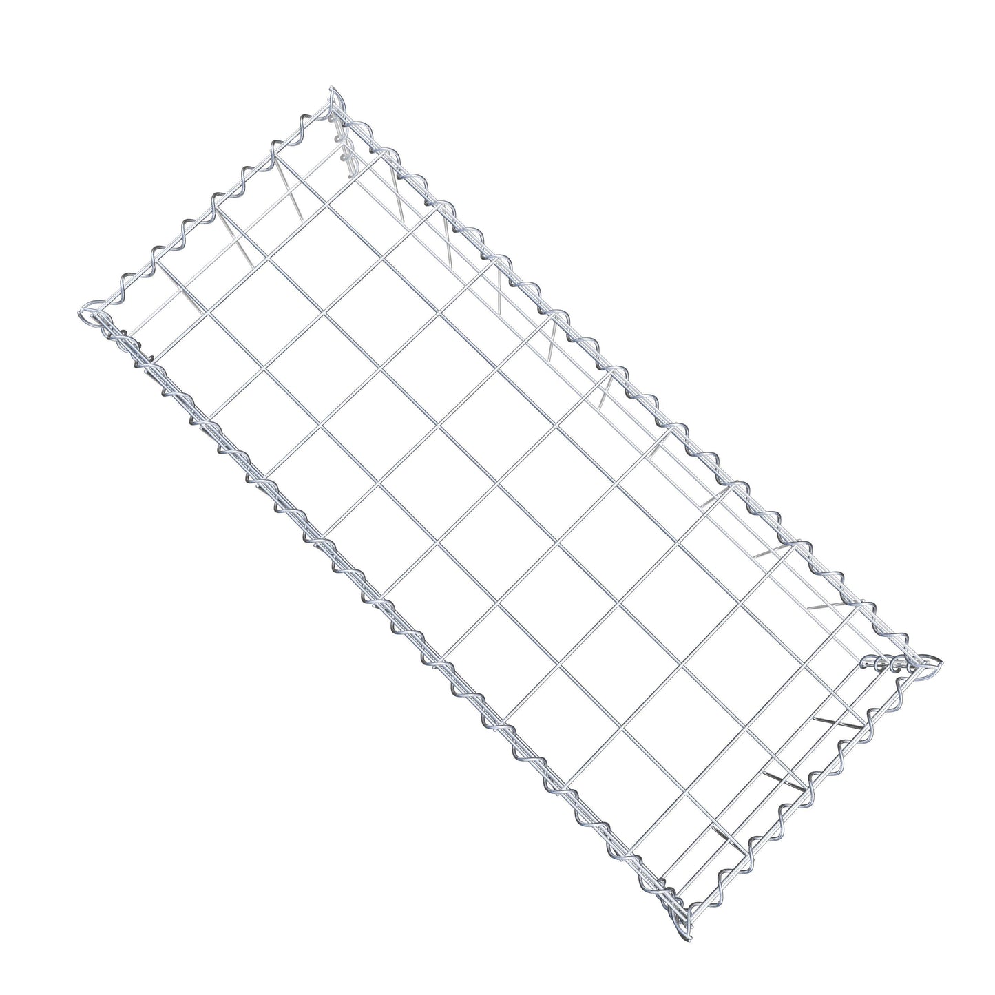Grown-on gabion type 3 100 cm x 20 cm x 40 cm (L x H x D), mesh size 10 cm x 10 cm, spiral