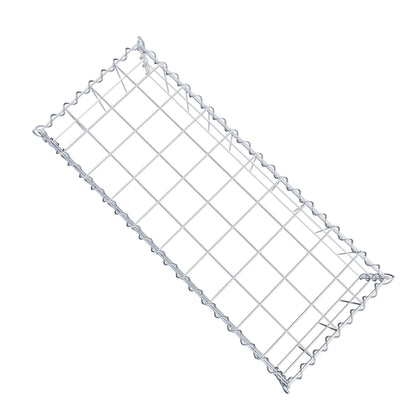 Grown-on gabion type 3 100 cm x 20 cm x 40 cm (L x H x D), mesh size 10 cm x 10 cm, spiral