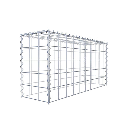 Grown-on gabion type 3 100 cm x 50 cm x 30 cm (L x H x D), mesh size 10 cm x 10 cm, spiral