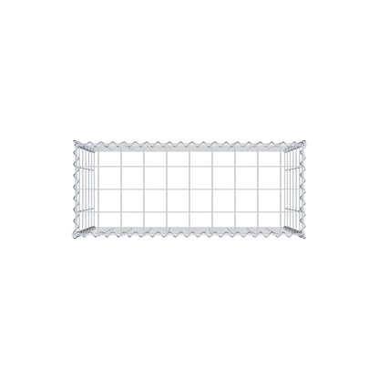 Gabion rapporté type 3 100 cm x 60 cm x 40 cm (L x H x P), mailles 10 cm x 10 cm, spirale