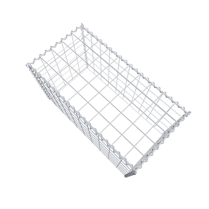 Extra gabion typ 3 100 cm x 60 cm x 50 cm (L x H x D), maskstorlek 10 cm x 10 cm, spiral