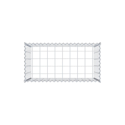 Extra gabion typ 3 100 cm x 60 cm x 50 cm (L x H x D), maskstorlek 10 cm x 10 cm, spiral